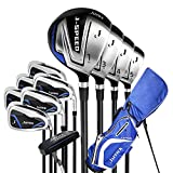 Complete Golf Clubs Sets for Men 12 Piece Includes Golf Driver #3 & 5 Fairway Woods, 4 Hybrid, 6-9 Irons, Pitching & Sand Wedge, Putter and Golf Bag